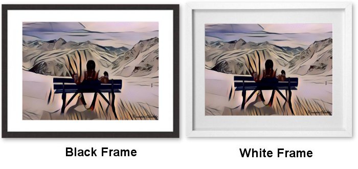 Alpine Views Framed Print